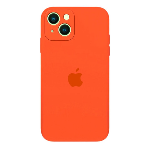 Чохол Silicone Case Full Camera для iPhone 13 Кumquat